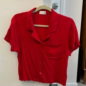 Red Wilfred Blouse